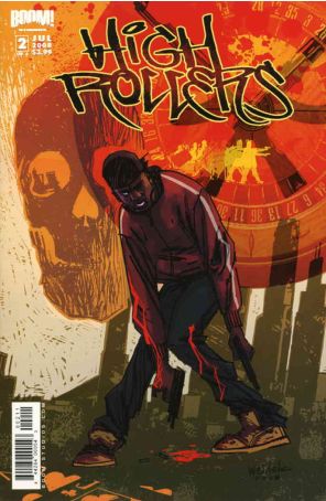 High Rollers 2 published by Boom! with cover art by Brett Weldele