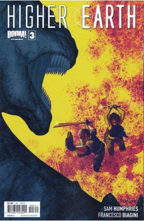 Higher Earth 3A published by Boom! with cover art by Frazer Irving