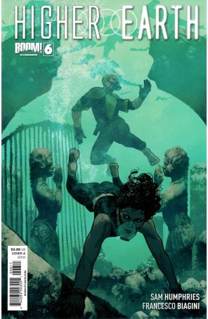 Higher Earth 6A published by Boom! with cover art by Frazer Irving