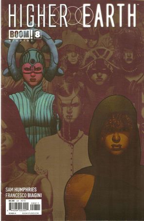 Higher Earth 8A published by Boom! with cover art by Frazer Irving