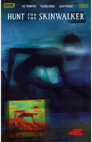 Hunt for the Skinwalker 3A published by Boom! with cover art by Martin Simmonds