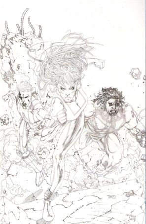 The Hypernaturals 1E published by Boom! with cover art by Trevor Hairsine