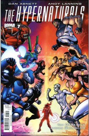 The Hypernaturals 7A published by Boom! with cover art by Tom Derenick