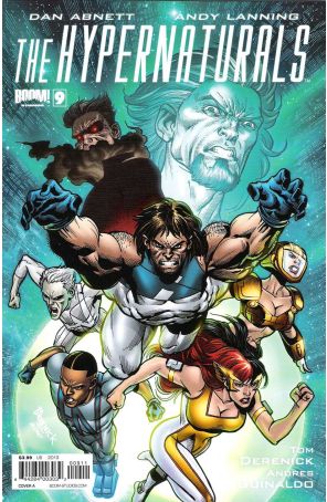 The Hypernaturals 9A published by Boom! with cover art by Tom Derenick