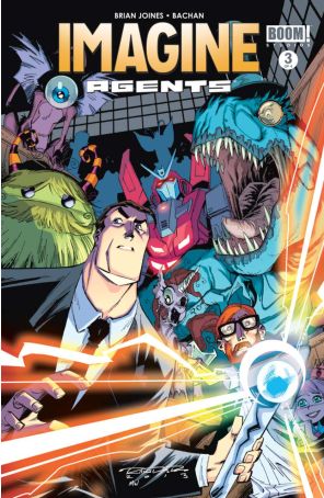 Imagine Agents 3 published by Boom! with cover art by Khary Randolph