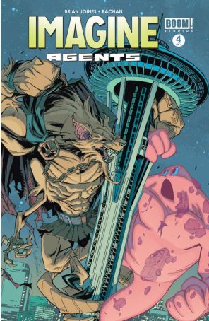 Imagine Agents 4 published by Boom! with cover art by Khary Randolph