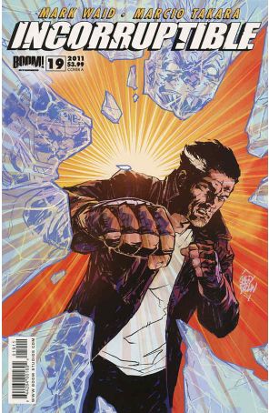 Incorruptible 19A published by Boom! with cover art by Garry Brown