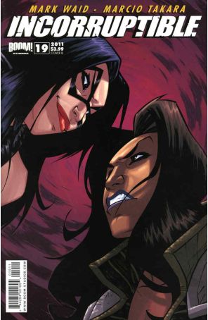 Incorruptible 19B published by Boom! with cover art by Matteo Scalera
