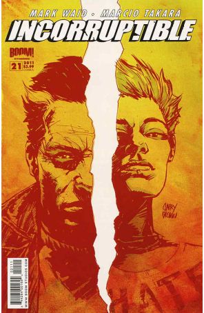 Incorruptible 21A published by Boom! with cover art by Garry Brown