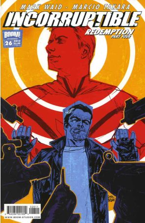 Incorruptible 26A published by Boom! with cover art by Garry Brown