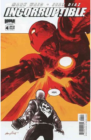 Incorruptible 4A published by Boom! with cover art by Rafael Albuquerque