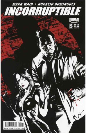 Incorruptible 5B published by Boom! with cover art by Dennis Calero