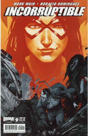 Incorruptible 9A published by Boom! with cover art by Christian Nauck