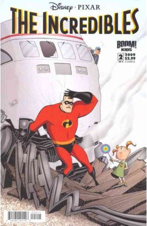The Incredibles: Family Matters 2B published by Boom! with cover art by Marcio Takara
