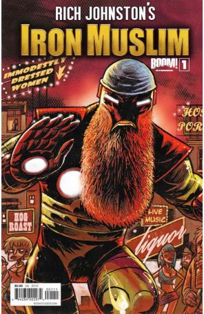 Iron Muslim (Rich Johnston's) 1 published by Boom! with cover art by Mark Stafford