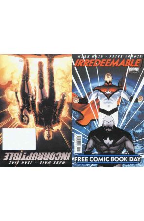 Irredeemable/Incorruptible Flipbook FCBD 2010 published by Boom! with cover art by John Cassaday