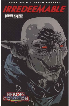 Irredeemable 14D published by Boom! with cover art by Jeffrey Spokes