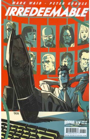 Irredeemable 17B published by Boom! with cover art by Dan Panosian