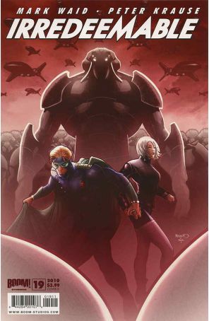 Irredeemable 19B published by Boom! with cover art by Paul Renaud