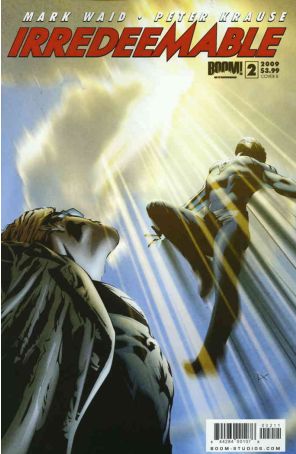Irredeemable 2B published by Boom! with cover art by Dennis Calero