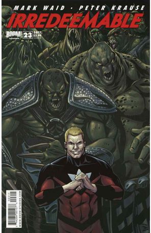 Irredeemable 23B published by Boom! with cover art by Diego Barreto