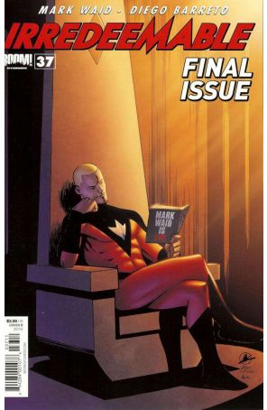 Irredeemable 37B published by Boom! with cover art by Matteo Scalera