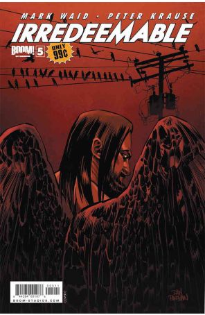Irredeemable 5C published by Boom! with cover art by Dan Panosian