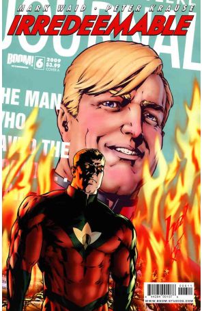 Irredeemable 6A published by Boom! with cover art by Gene Ha