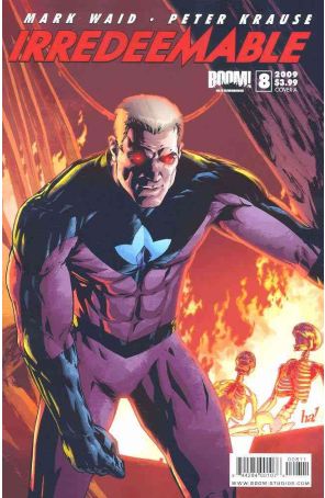 Irredeemable 8A published by Boom! with cover art by Gene Ha