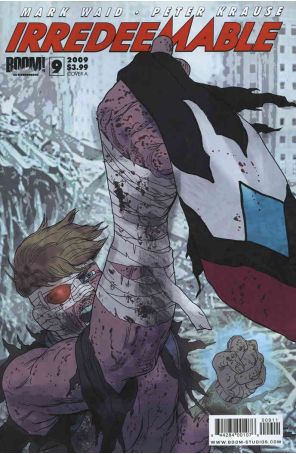 Irredeemable 9A published by Boom! with cover art by Javier Pulido