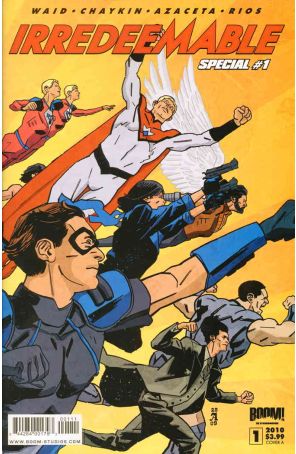 Irredeemable Special 1A published by Boom! with cover art by Paul Azaceta