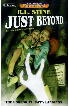 Just Beyond: The Horror at Happy Landings Holiday Special 2019 published by Boom! with cover art by Julian Totino Tedesco