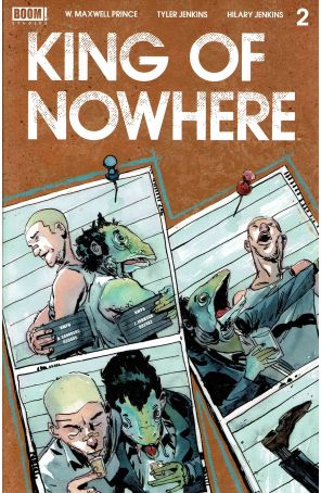 King of Nowhere 2A published by Boom! with cover art by Tyler Jenkins