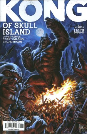 Kong of Skull Island 1 published by Boom! with cover art by Felipe Massafera