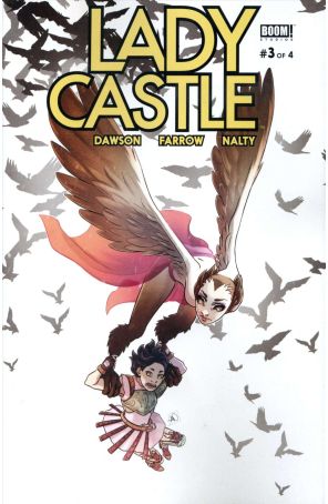 Ladycastle 3 published by Boom! with cover art by Ashley A. Woods