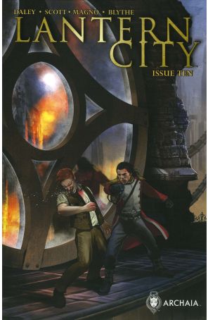 Lantern City 10 published by Archaia with cover art by Benjamin Carre