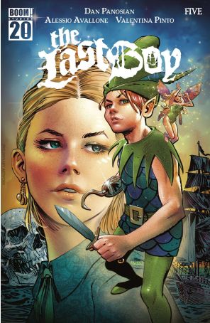 The Last Boy 5A published by Boom! with cover art by Dan Panosian