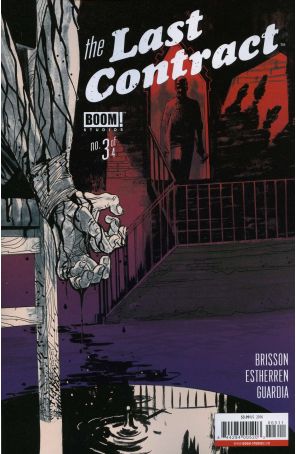 The Last Contract 3 published by Boom! with cover art by Lisandro Estherren