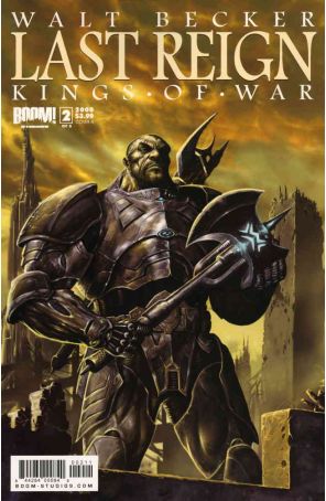 Last Reign 2A published by Boom! with cover art by Karl Richardson