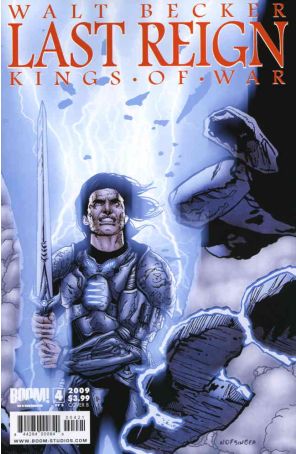 Last Reign 4B published by Boom! with cover art by John Nofsinger