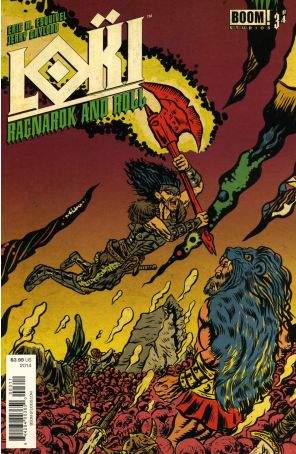 Loki: Ragnarok and Roll 3 published by Boom! with cover art by Alexis Ziritt