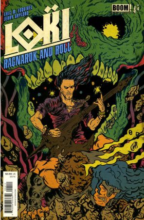 Loki: Ragnarok and Roll 4 published by Boom! with cover art by Alexis Ziritt