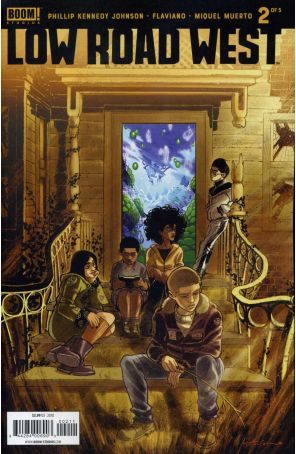 Low Road West 2 published by Boom! with cover art by Flaviano
