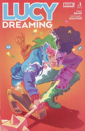 Lucy Dreaming 1A published by Boom! with cover art by Michael Dialynas