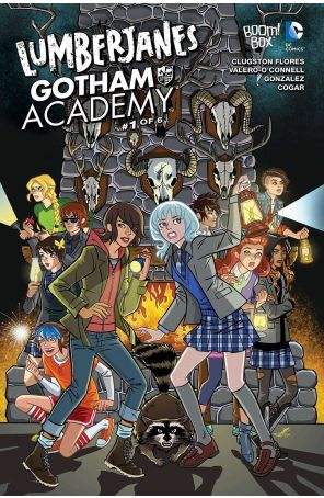 Lumberjanes/Gotham Academy 1B published by Boom! with cover art by Chynna Clugston-Flores