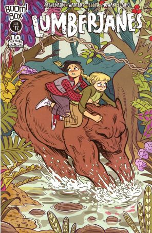 Lumberjanes 12 published by Boom! with cover art by Carolyn Nowak