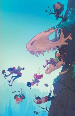 Lumberjanes 15A published by Boom! with cover art by Ricardo Bessa