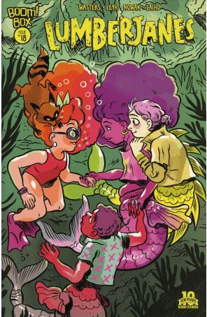 Lumberjanes 18 published by Boom! with cover art by Carolyn Nowak