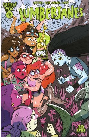 Lumberjanes 20 published by Boom! with cover art by Carolyn Nowak