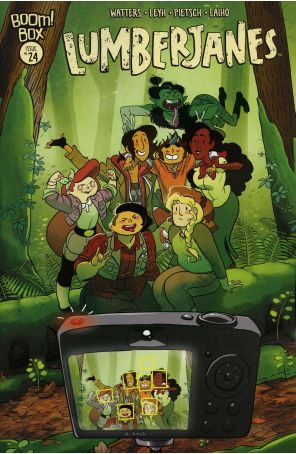 Lumberjanes 24 published by Boom! with cover art by Kat Leyh